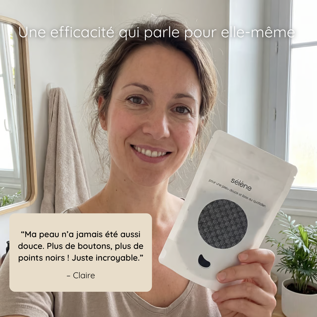 SERVIETTE DE DOUCHE EXFOLIANTE SÉLÈNE