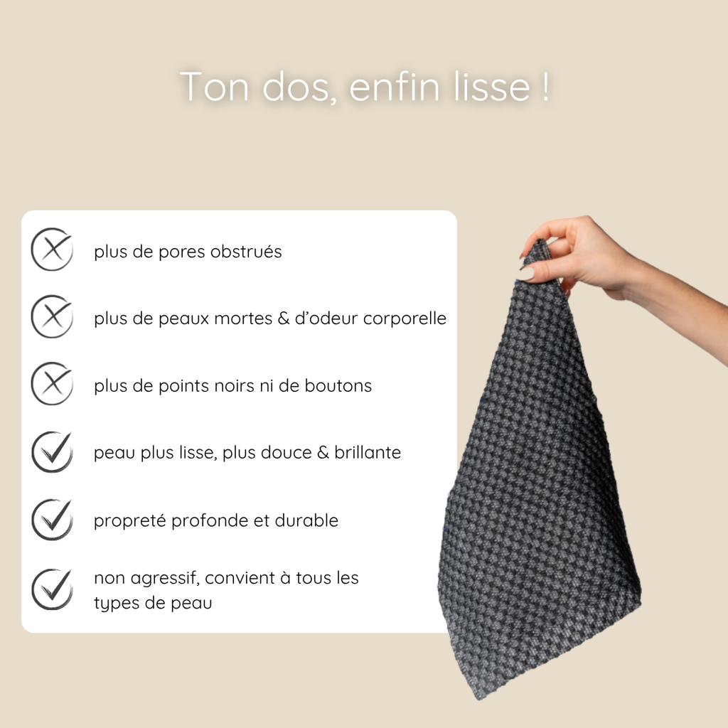 SERVIETTE EXFOLIANTE BACNE